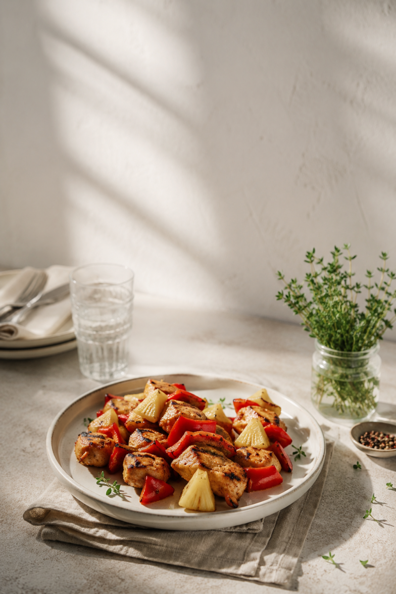 Retsept | Grillitud kana ananassiga 