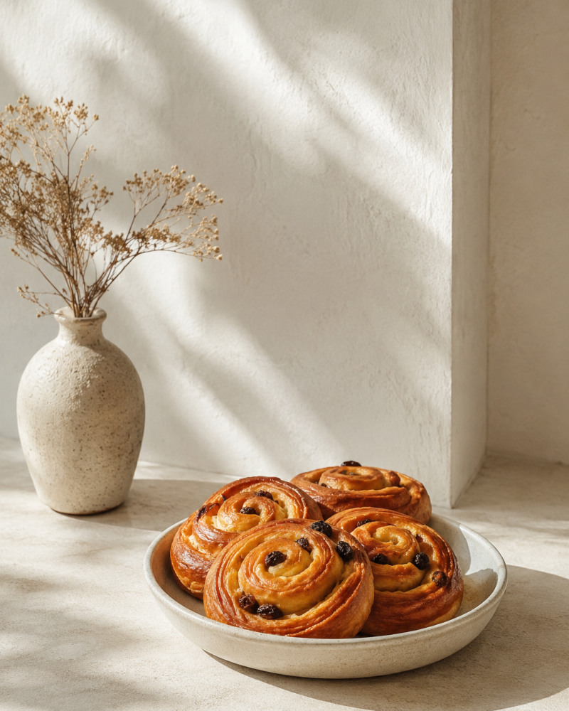 Prantsuse rosinasaiad - Pain aux Raisins
